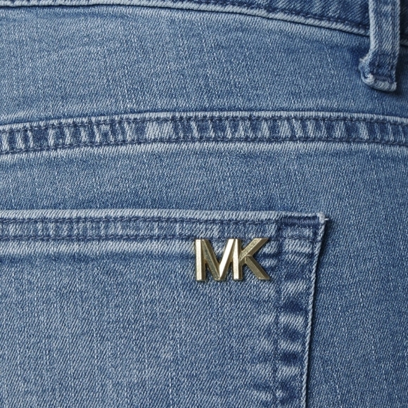 Michael Kors Women's Selma Button-Fly Cropped flare Jeans size 16 - Picture 8 of 13